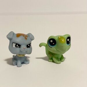LPS Littlest Pet Shop Snail Tiny Tinsy Tinsie Micro Iguana Bulldog Scrapper Mini
